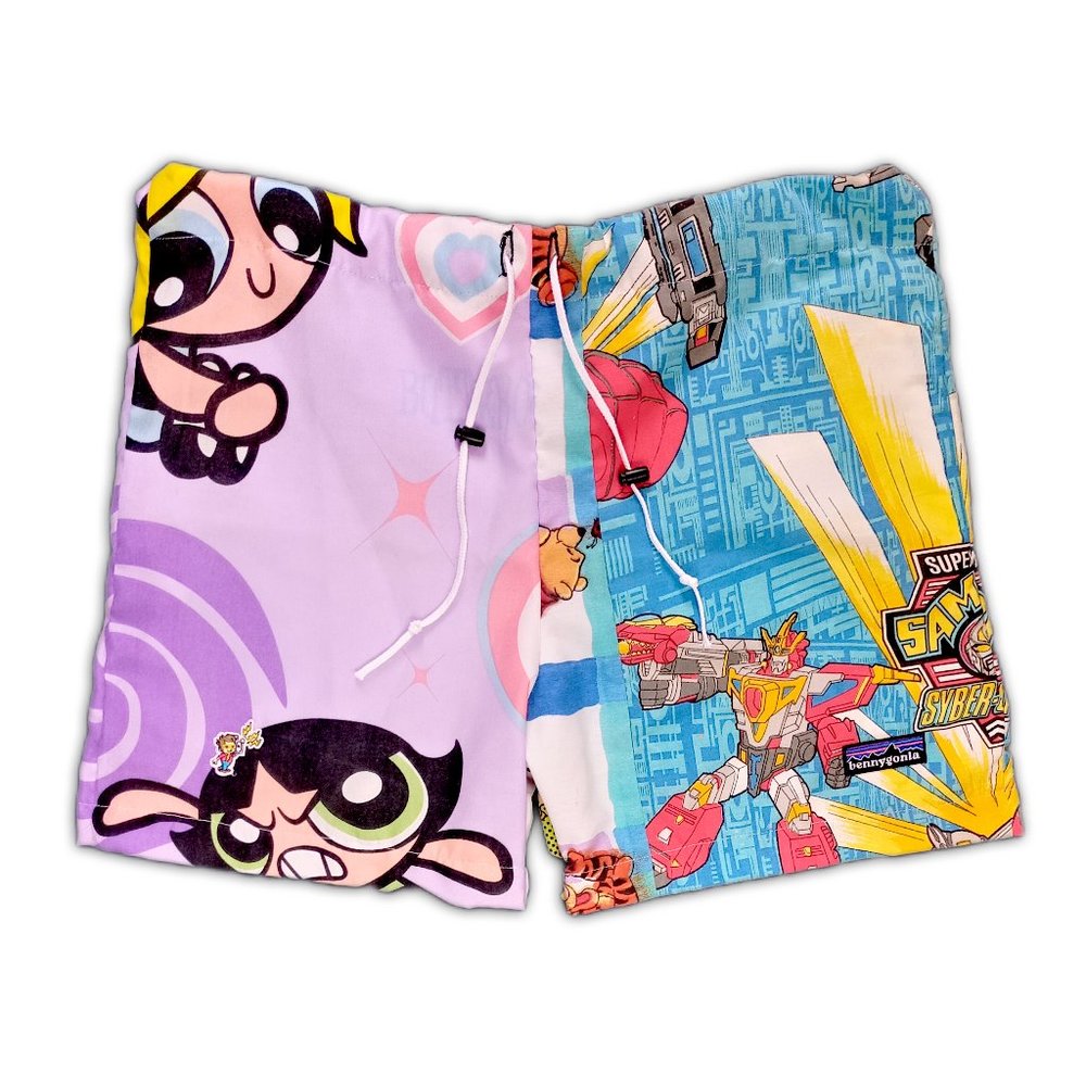 Vintage Medley Power Puff Girls / Minnie Mouse / SUPERHUMAN Bennygonia Shorts - Picture 2 of 11